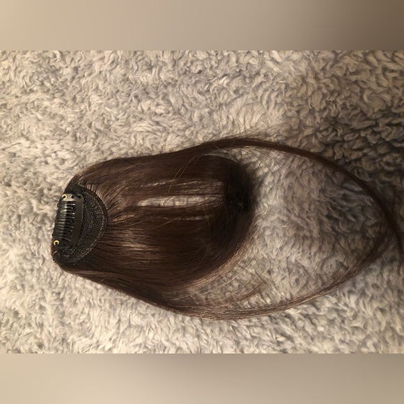 NWT BNB Heaven Clip-In Wispy Bangs- Medium Brown - Picture 5 of 6